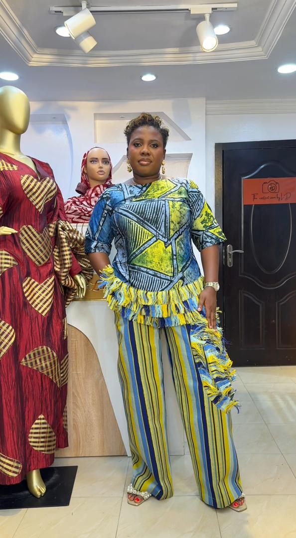LOLA PANT SET [adire and asooke]