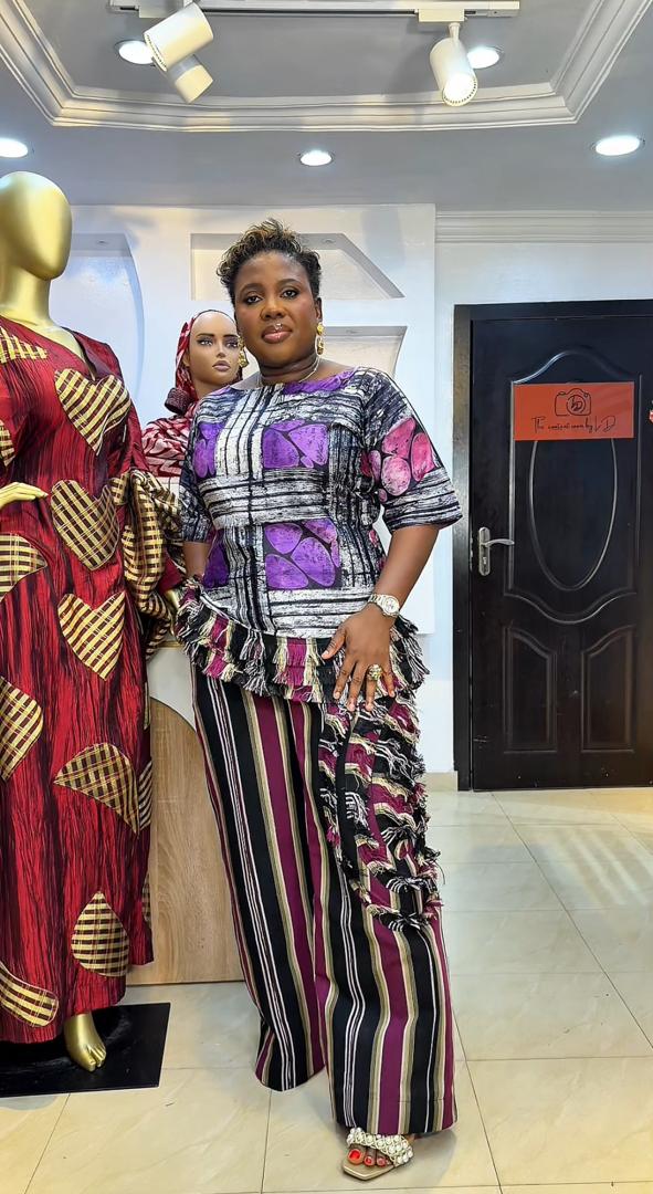 LOLA PANT SET [adire and asooke]