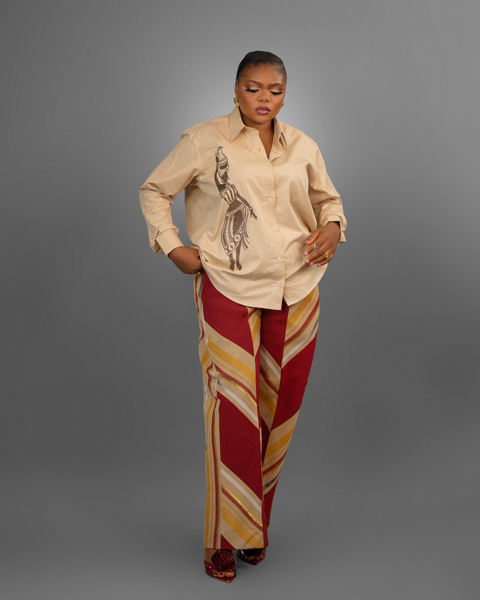 Tomike aso-oke pant